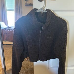 Women's Brown Fleece Jacket